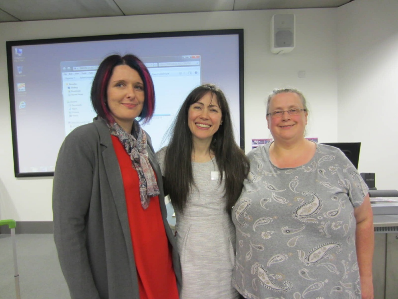 Conference leaders Debbie Lea, Florencia Franceschina and Jen Magson