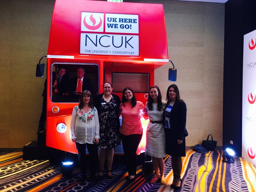 London bus at UPC launch event