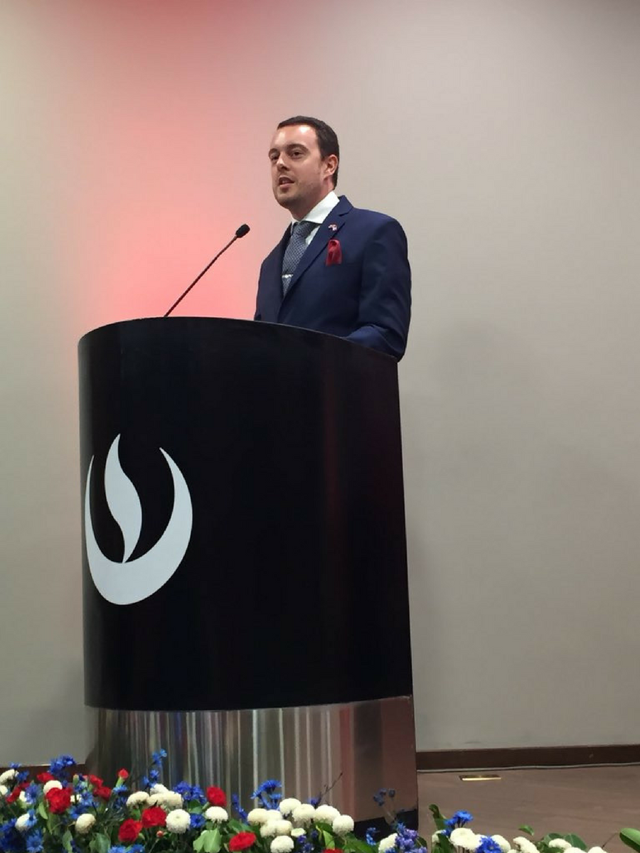 Colin Gray, Chargé d’Affaires