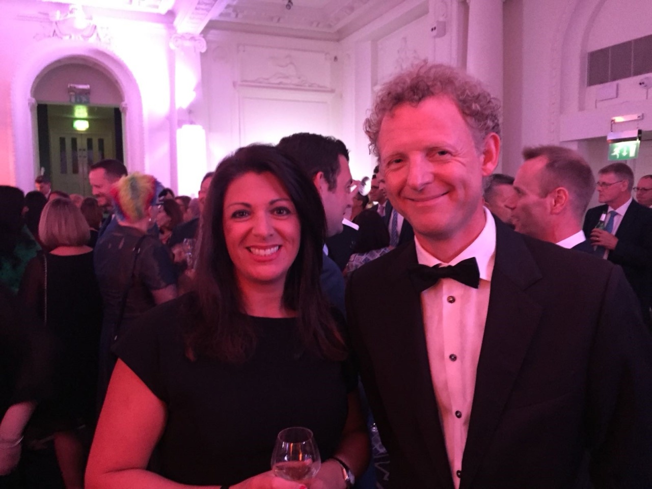 NCUK's Maria McKenna with British Study Centres' Steve Phillips