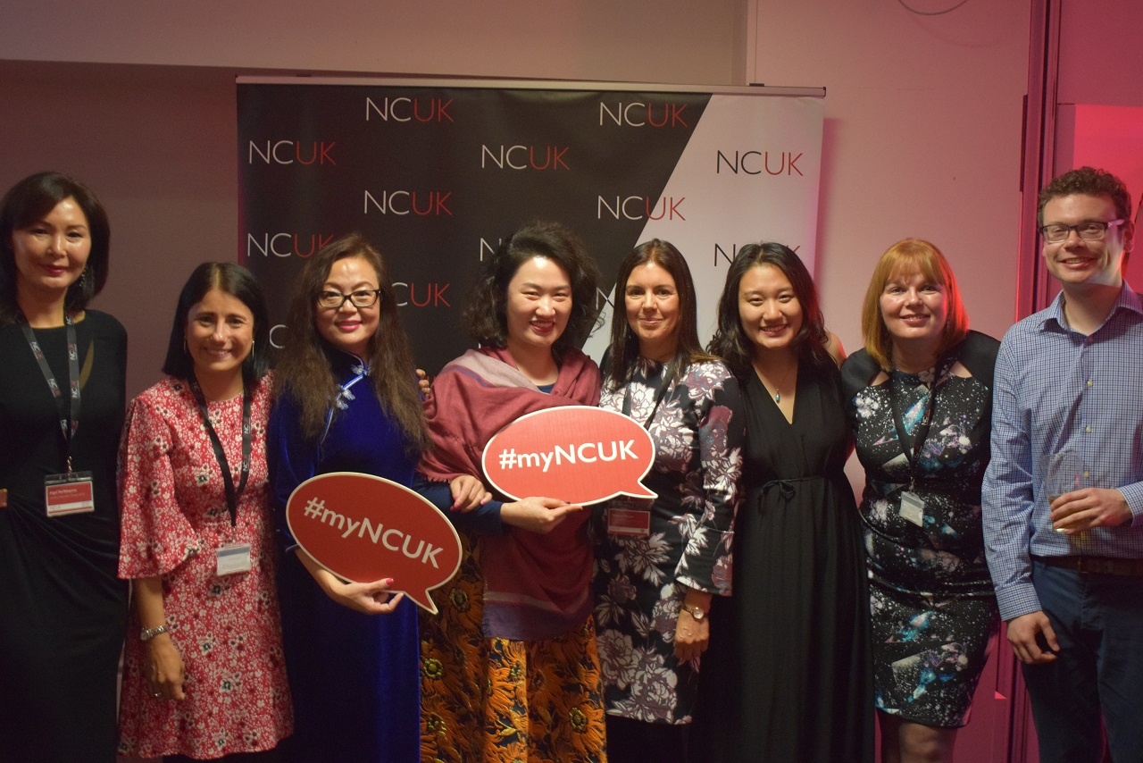 NCUK staff alongside a number of our international delivery partners.