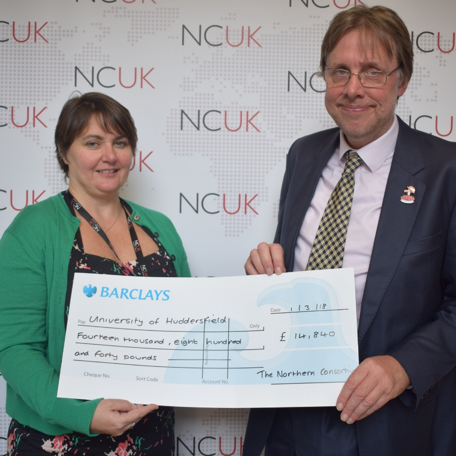 Georgina Jones and Professor John Anchor