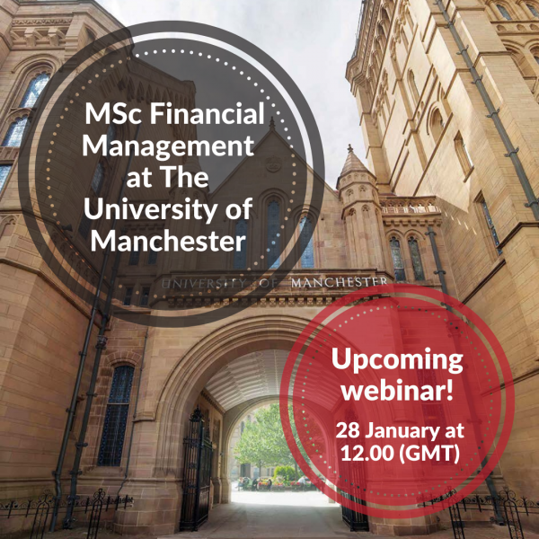 Progress to MSc Financial Management at The University of Manchester