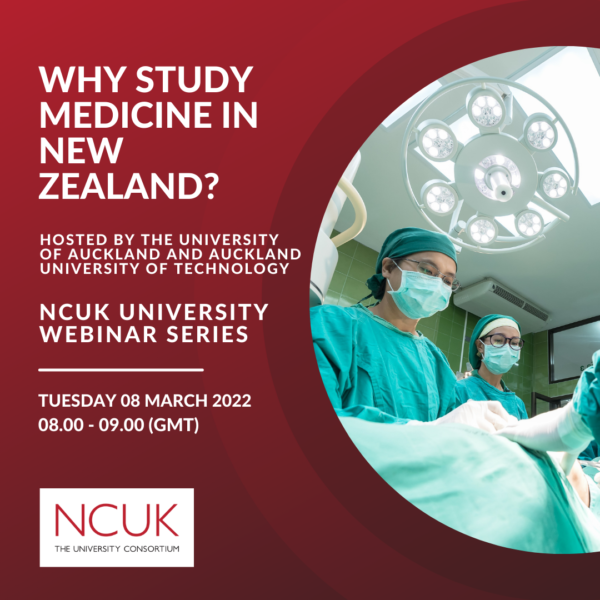 University Webinar Series: AUT and The University of Auckland