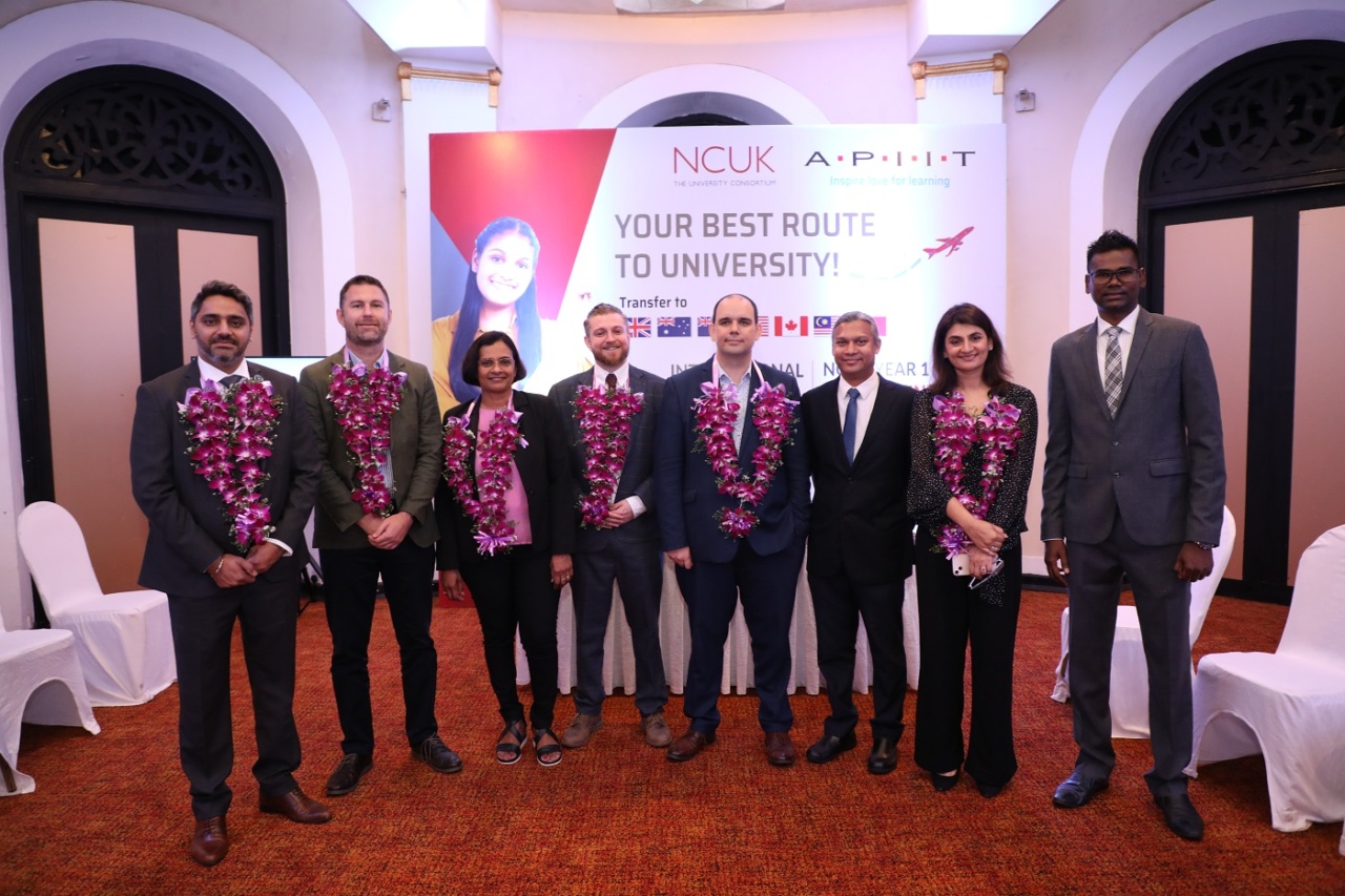 (L to R) Ankit Mehta – Regional Manager for South Asia, Victoria University of Wellington; Isaac Brosnan – Associate Director International, Victoria University of Wellington; Farhana Nalar – Associate Director Global Engagement, Massey University; David Hodgson – NCUK Regional Director (East, Southeast and South Asia Region), NCUK; His Excellency Michael Appleton – High Commissioner of New Zealand to Sri Lanka; Gamindu Hemachandra – Chief Academic Officer, APIIT Sri Lanka, Jugnu Roy – Director of Engagement East Asia & India, Education New Zealand; Yasith Gamage – Head of Marketing and Business Development, APIIT Sri Lanka.