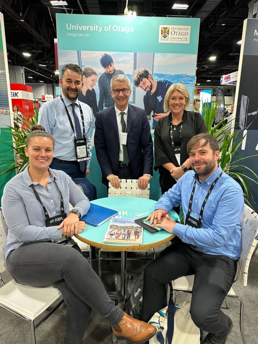 NCUK staff with representatives from New Zealand