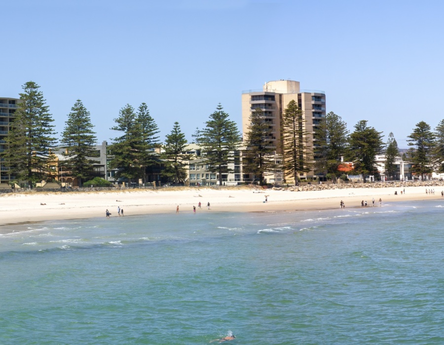 Glenelg Beach in South Australia