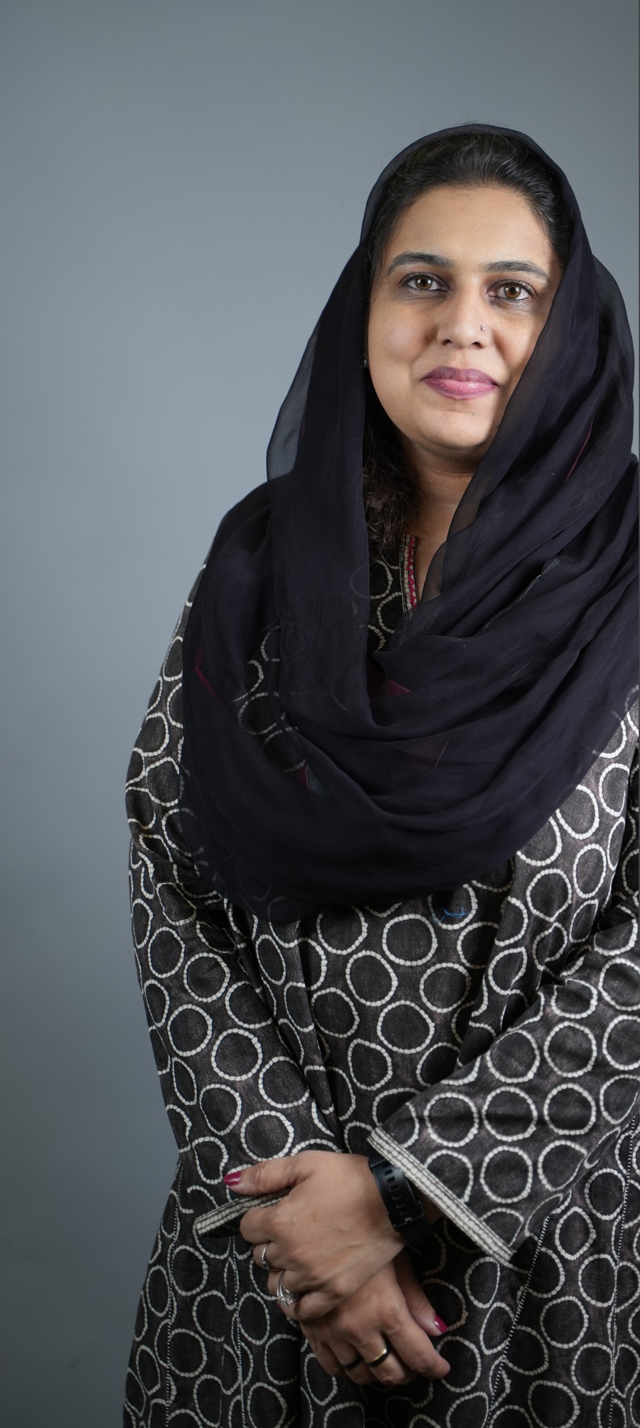 Professional photograph of Sumbal Manzoor, Head of ICE