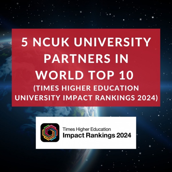 NCUK Celebrates Partner Universities’ Success in 2024 THE Impact Rankings