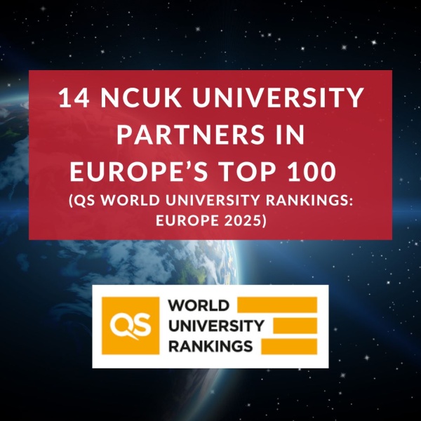 NCUK University Partners excel in QS World University Rankings: Europe 2025